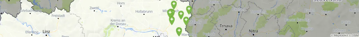 Map view for Pharmacies emergency services nearby Hohenau an der March (Gänserndorf, Niederösterreich)